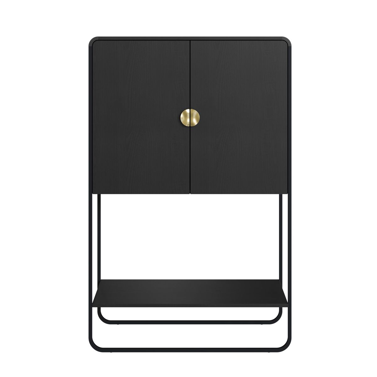 DECOCASA - Bar 90 Cm Negro Decocasa