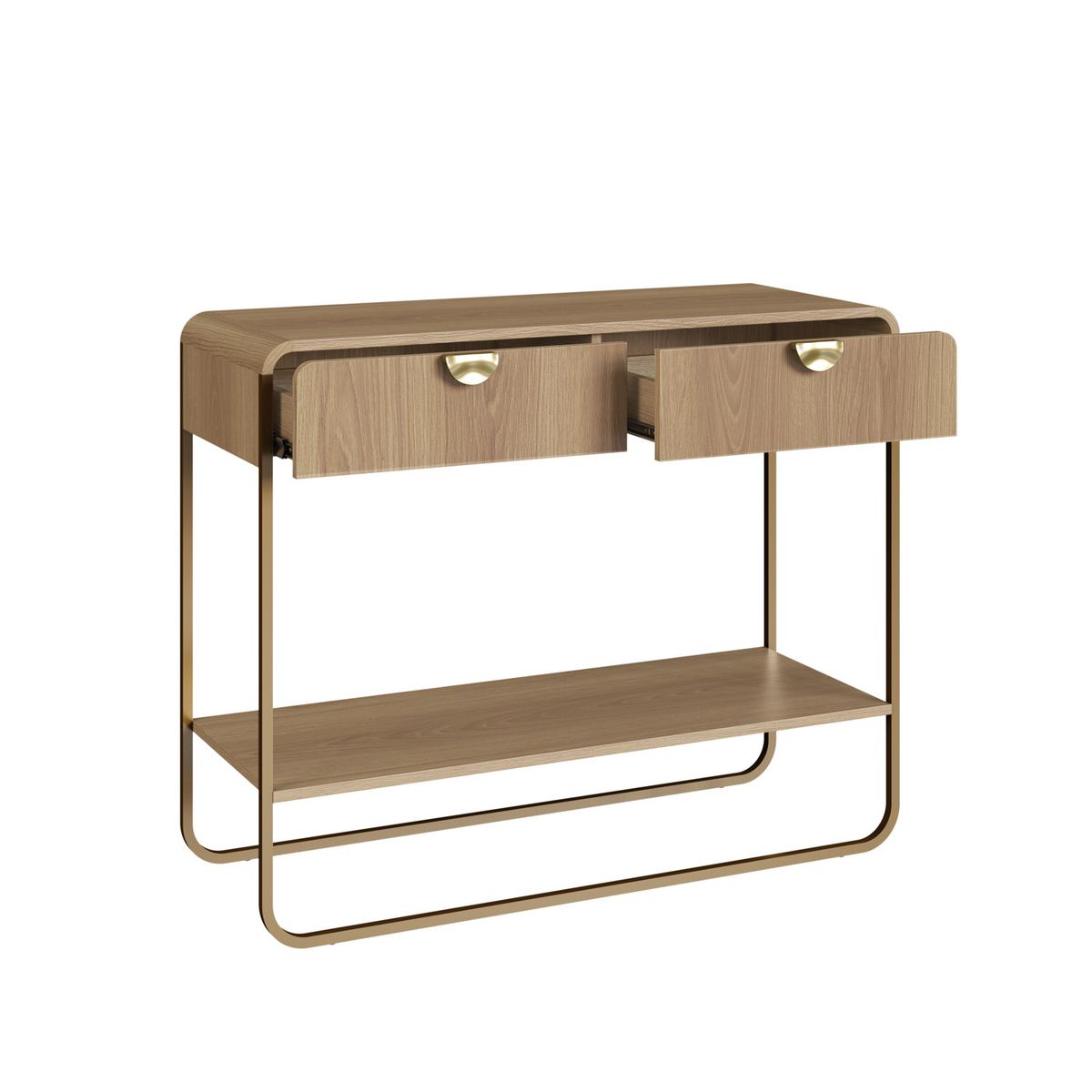 DECOCASA - Buffet + Bar + Arrimo + Rack Natural Decocasa