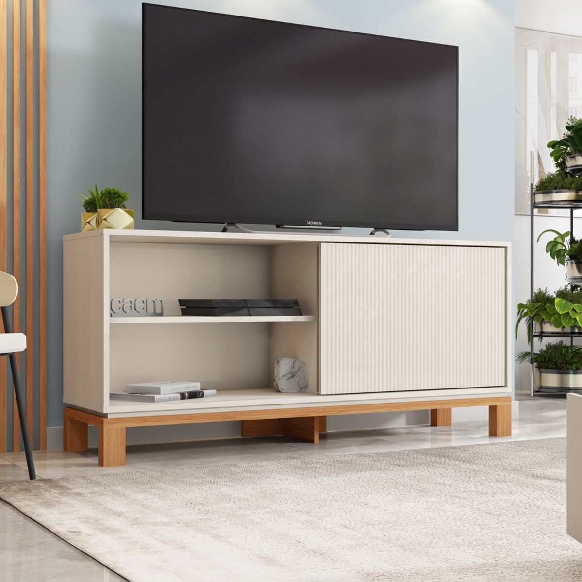 DECOCASA - Rack Mondrian 1.35 Blanco Decocasa