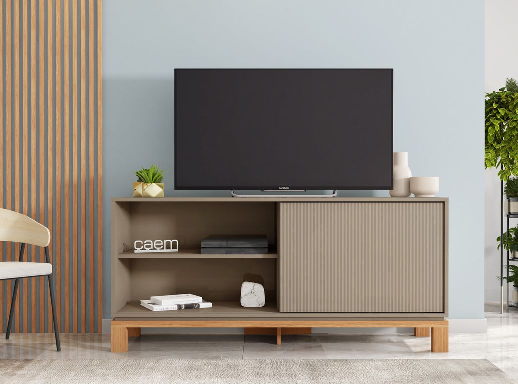 DECOCASA Rack Mondrian 50 Pulgadas Gris