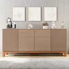 DECOCASA - Buffet Mondrian 180 Cm Gris Cast