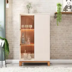DECOCASA - Vitrina Mondrian Ow Castaño