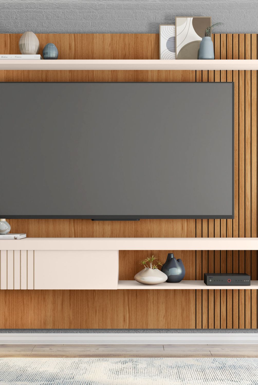 DECOCASA - Panel Jade 180 Cm Gris Ow Decocasa