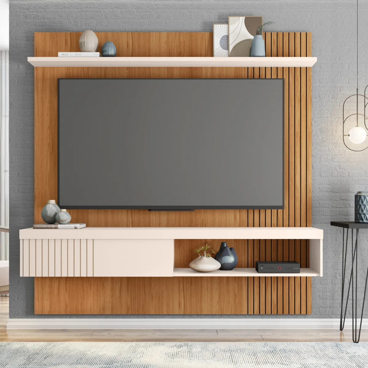 DECOCASA - Panel Jade 180 Cm Gris Ow Decocasa