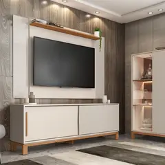 DECOCASA - Panel + Rack 180 Cm + Vi Mondrian Ow C