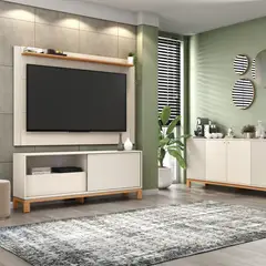 DECOCASA - Panel + Rack 150 Cm + Vi + Bu Mondrian Ow