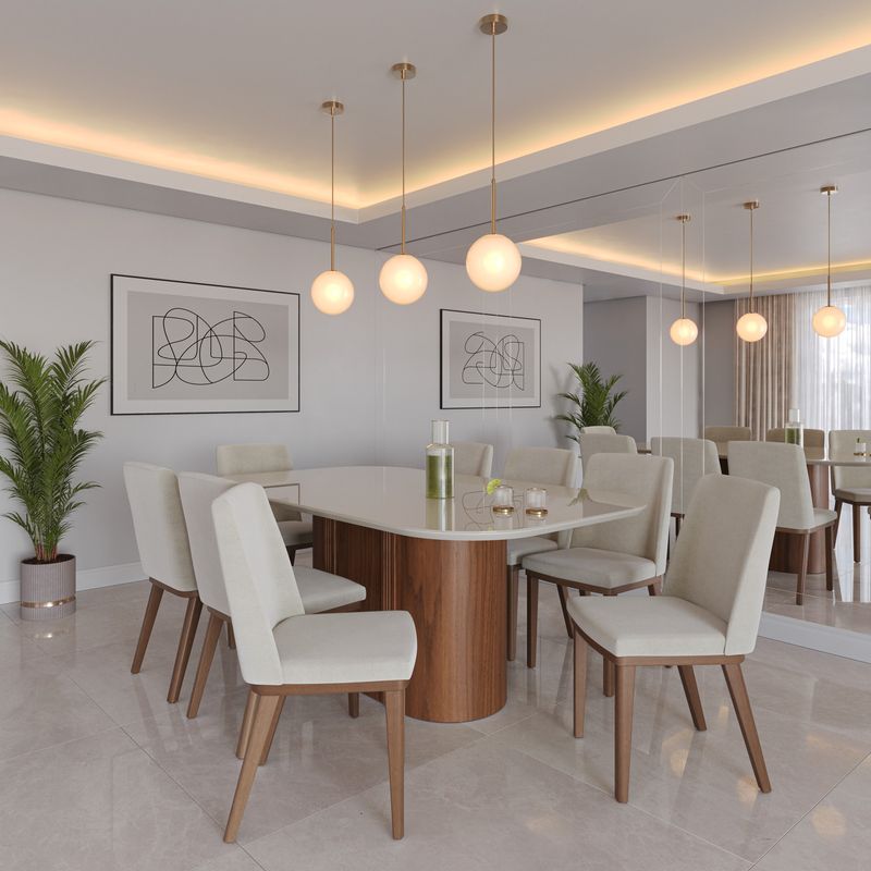 DECOCASA - Juegos De Comedor Kalina 6 Puestos Decocasa