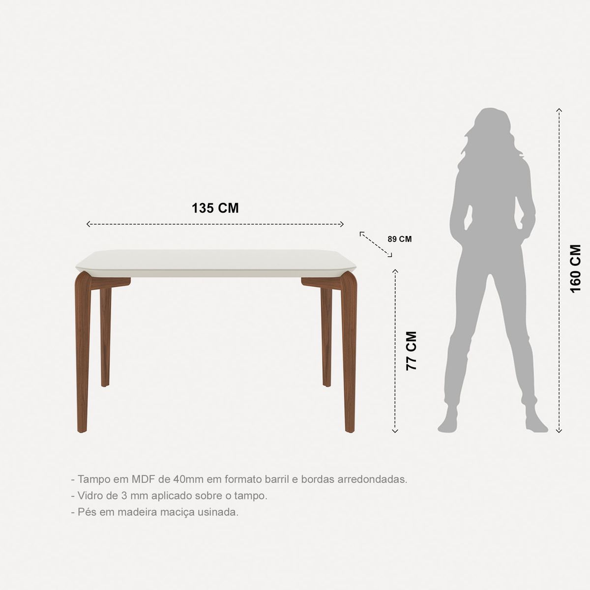 DECOCASA - Juego De Comedor Donatella 4 Sillas Kalina Decocasa