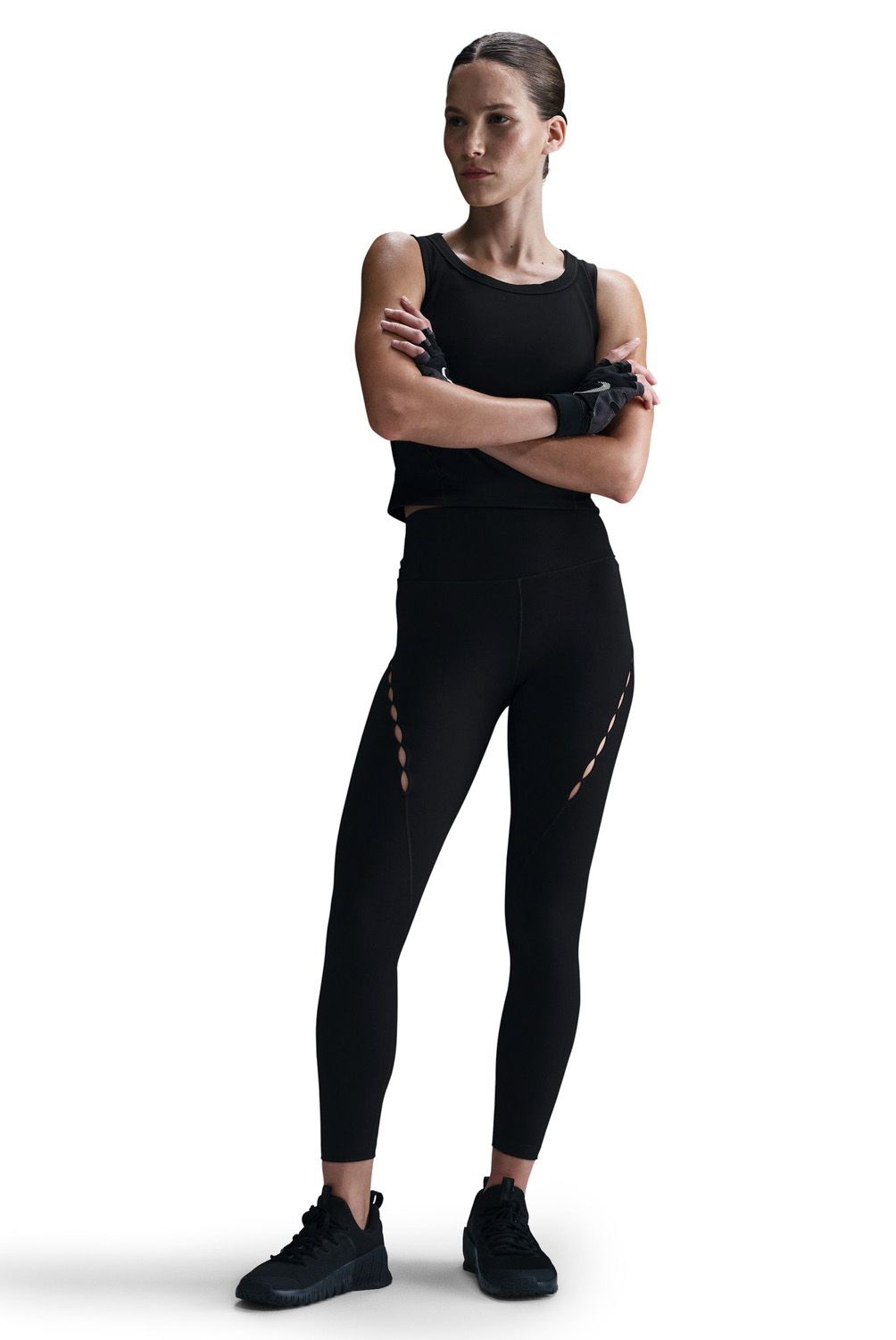 NIKE - Calza Leggings Df One Hr 7/8 Tght Nvlty Mujer Nike