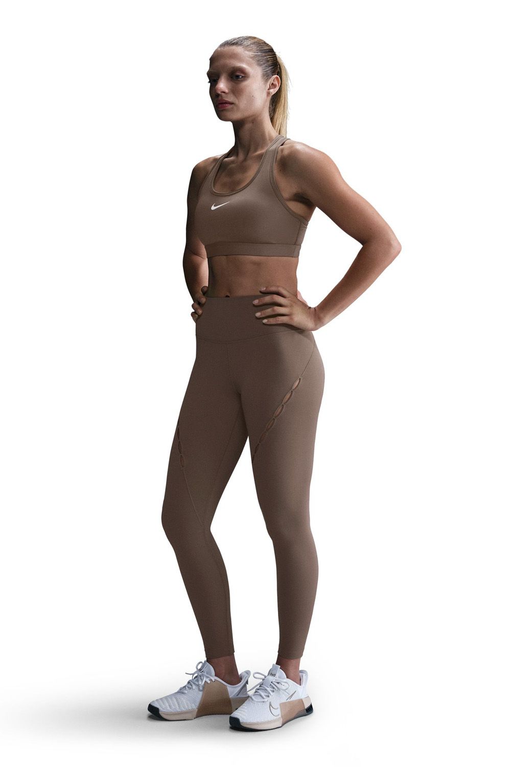 NIKE - Calza Leggings Df One Hr 7/8 Tght Nvlty Mujer Nike