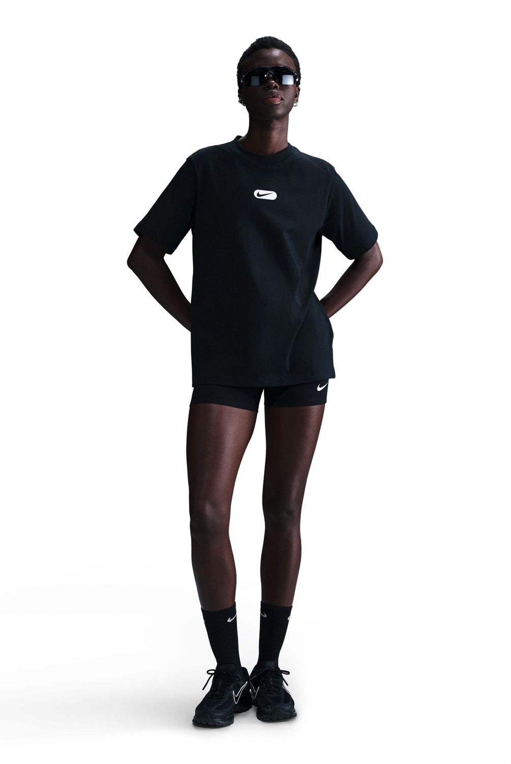 NIKE - Polera Deportiva Manga Corta Nsw Club Ss Tee Oc Swoosh  Hombre Nike