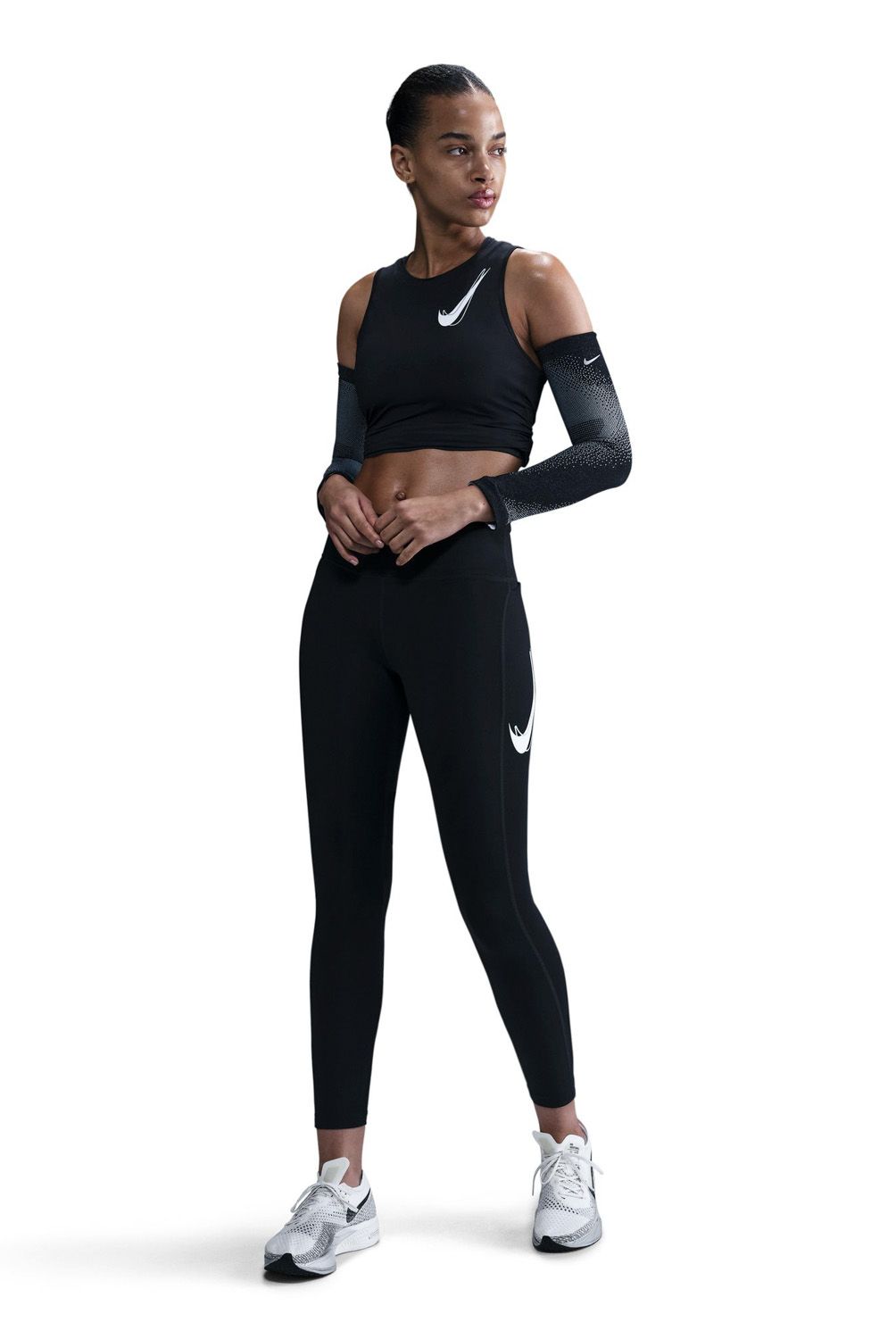 NIKE - Calza Leggins Fast Df Mr 7/8 Tgt Sw Mujer Nike
