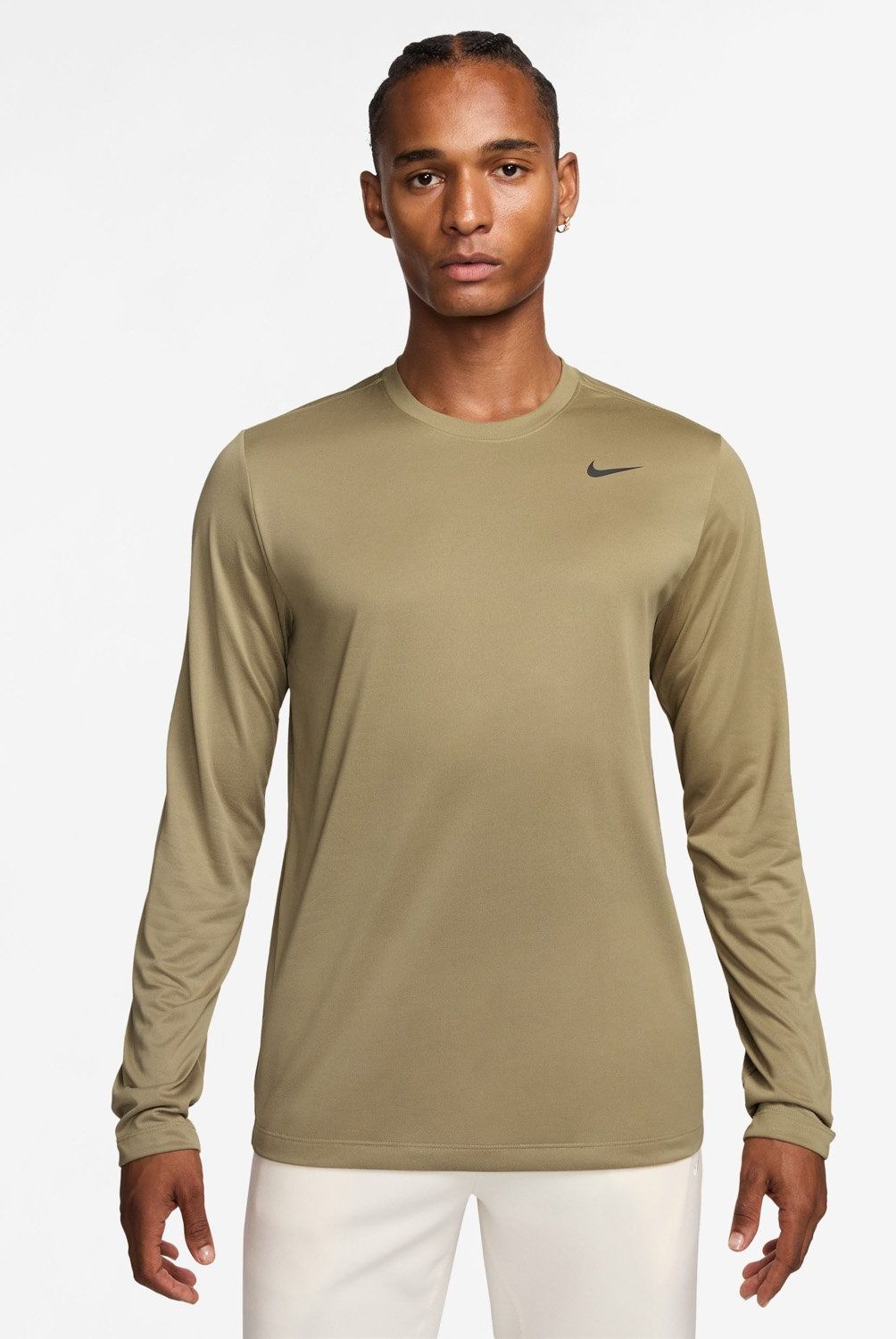 NIKE - Nike Polera Manga Larga Fitness Hombre