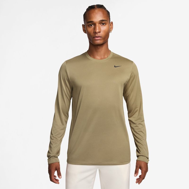 NIKE - Nike Polera Manga Larga Fitness Hombre