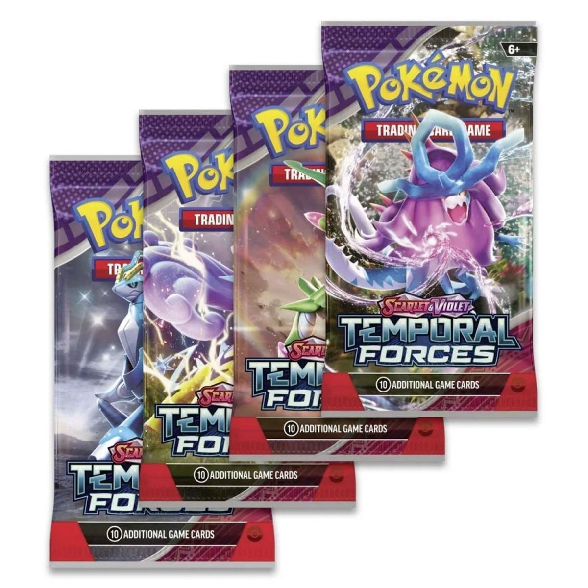 POKEMON - Tcg Cartas Pokemon Scarlet Y Violet Temporal Forces Booster Bundle