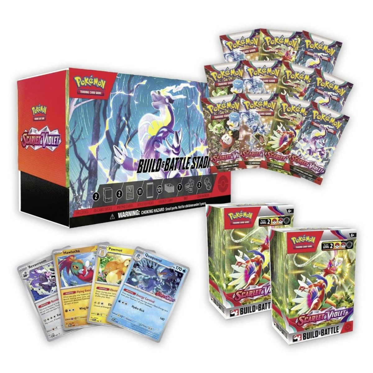 POKEMON - Tcg Cartas Pokemon  Scarlet Violet Build Battle Stadium