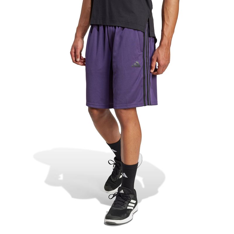 ADIDAS - Short De Entrenamiento Essentials Piqué 3 Tiras Hombre Adidas