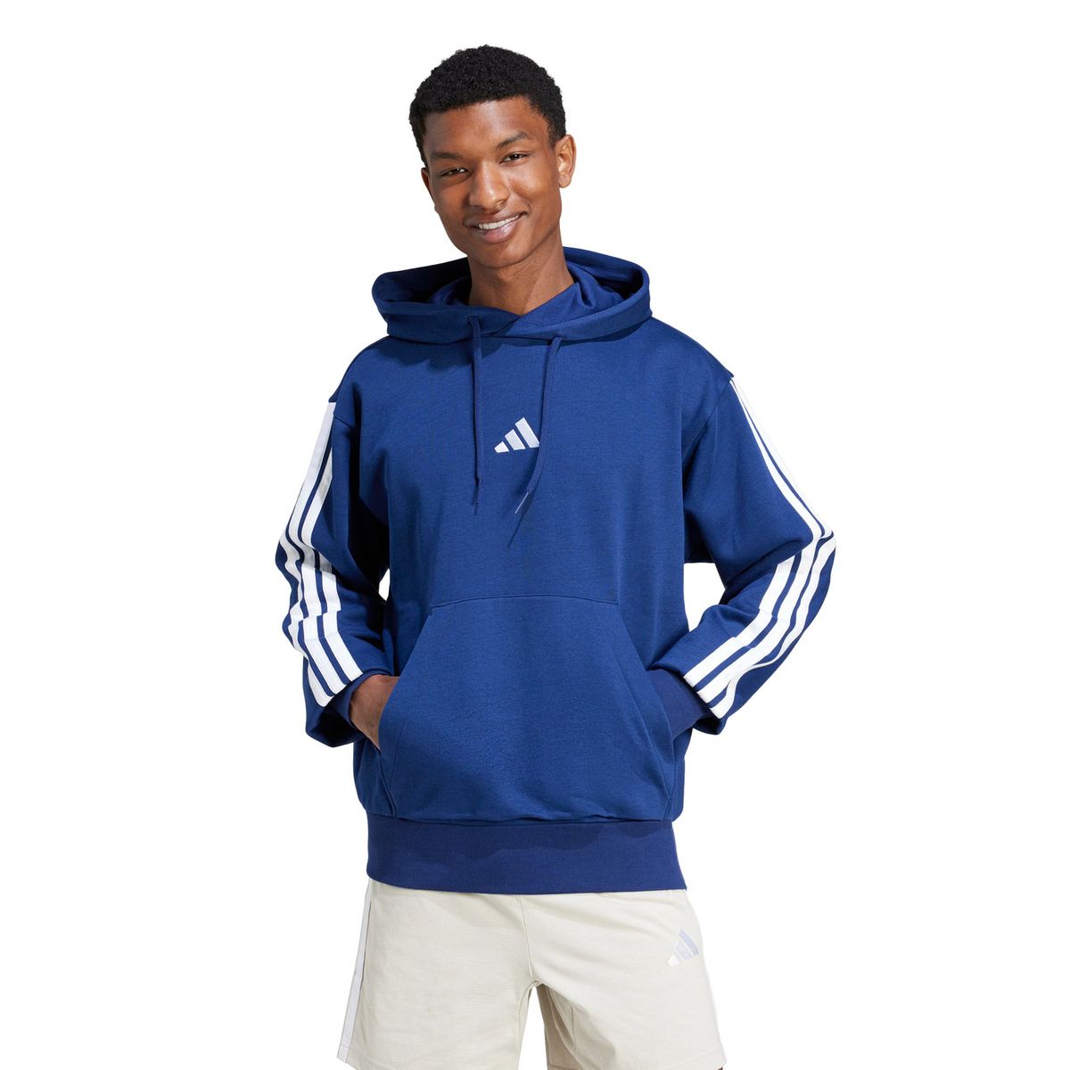 ADIDAS - Polerón Deportivo M 3S Fl Hd Je6297 Hombre Adidas