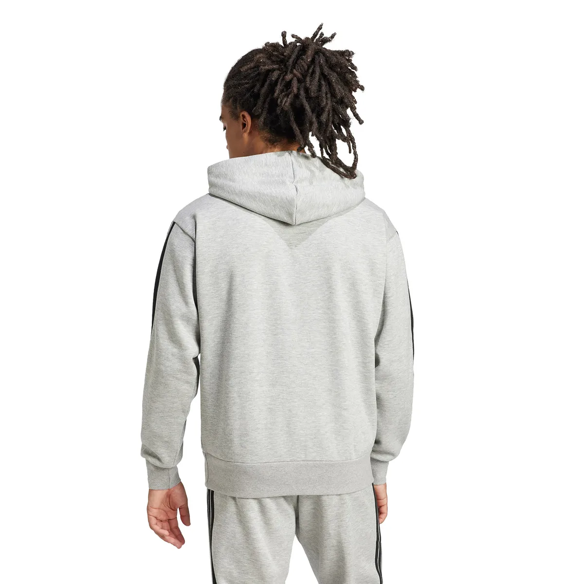 ADIDAS - Polerón Deportivo M 3S Fl Hd Je6297 Hombre Adidas