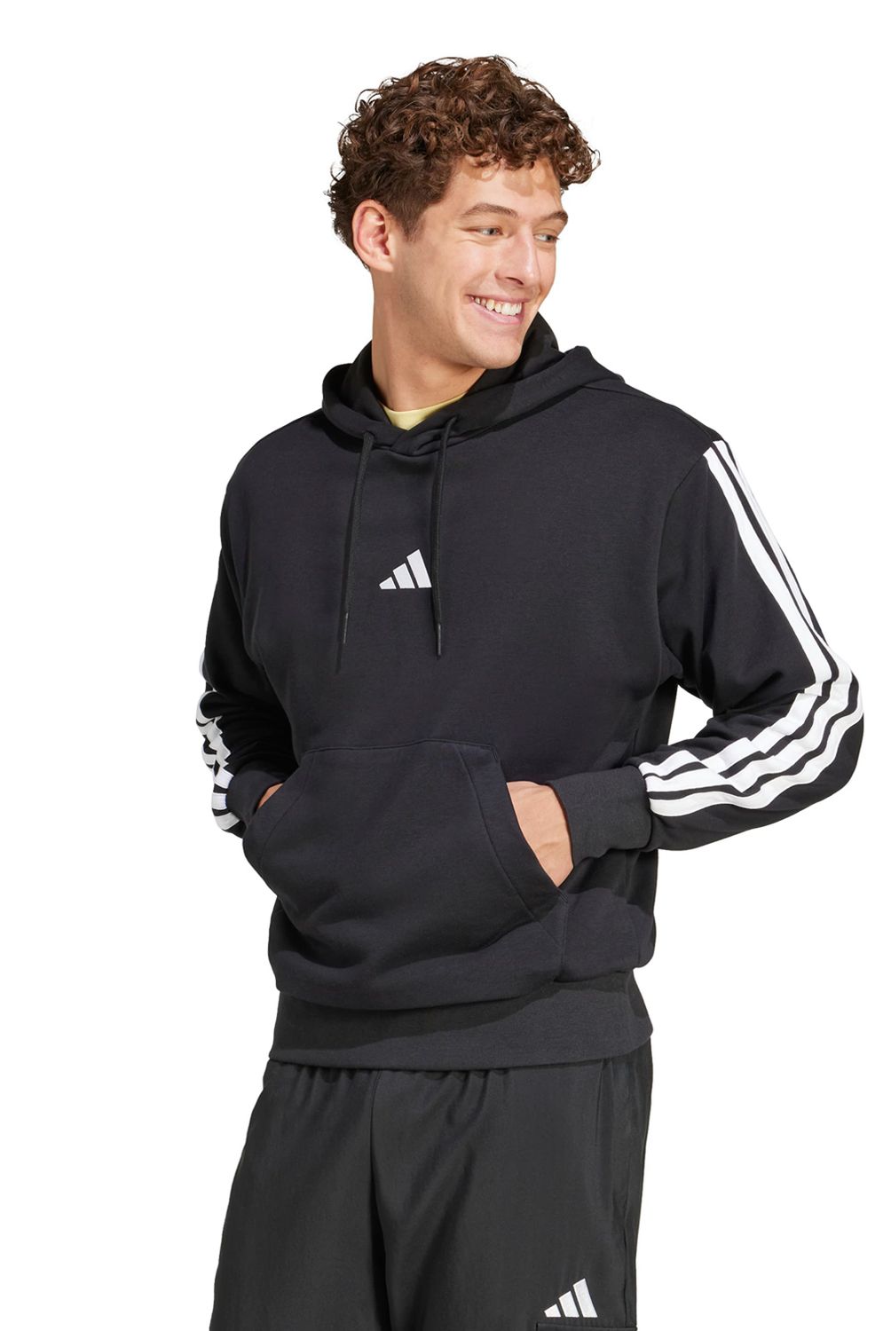 ADIDAS - Polerón Deportivo M 3S Ft Hd Jd1872 Hombre Adidas
