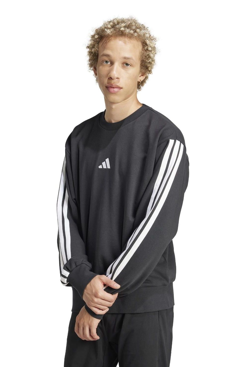 ADIDAS - Polerón Deportivo M 3S Ft Swt Je6372   Hombre Adidas