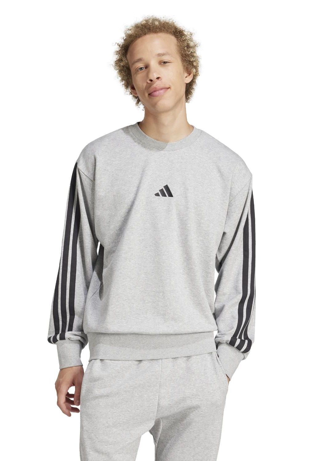 ADIDAS - Polerón Deportivo M 3S Ft Swt Je6372   Hombre Adidas