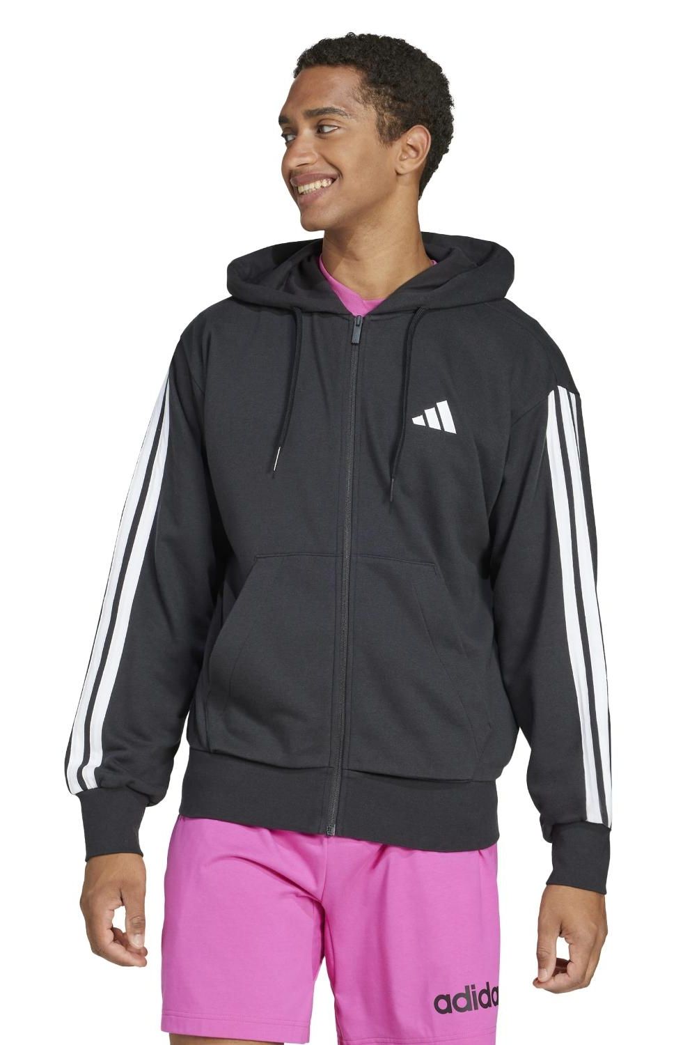 ADIDAS - Polerón Deportivo M 3S Ft Fz Hd Jd1877 Hombre Adidas