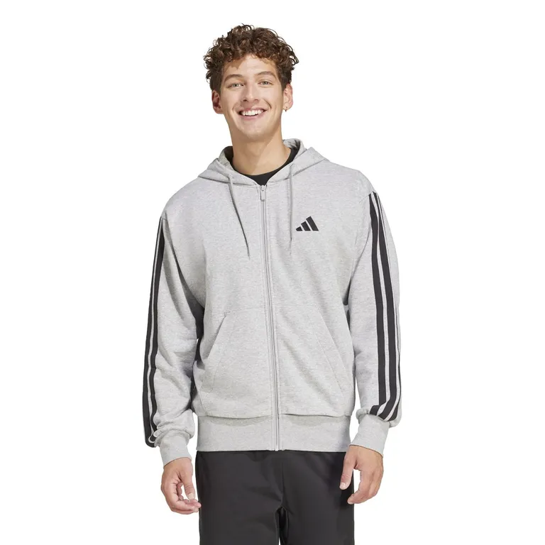 Polerón Deportivo M 3S Ft Fz Hd Jd1877 Hombre