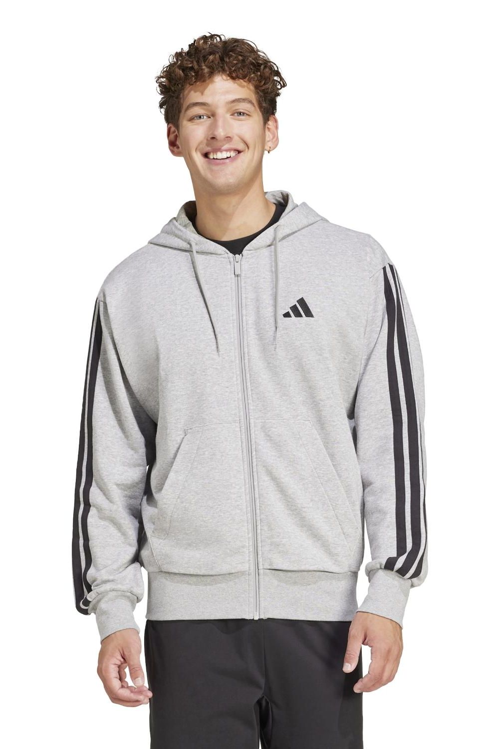 ADIDAS - Polerón Deportivo M 3S Ft Fz Hd Jd1877   Hombre Adidas