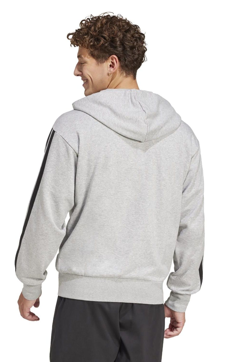 ADIDAS - Polerón Deportivo M 3S Ft Fz Hd Jd1877   Hombre Adidas