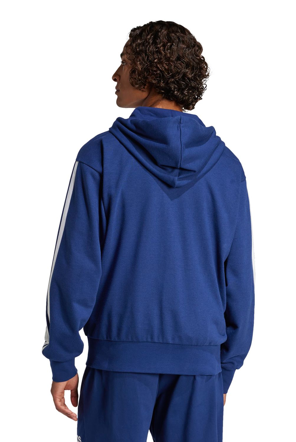 ADIDAS - Polerón Deportivo M 3S Ft Fz Hd Jd1877   Hombre Adidas