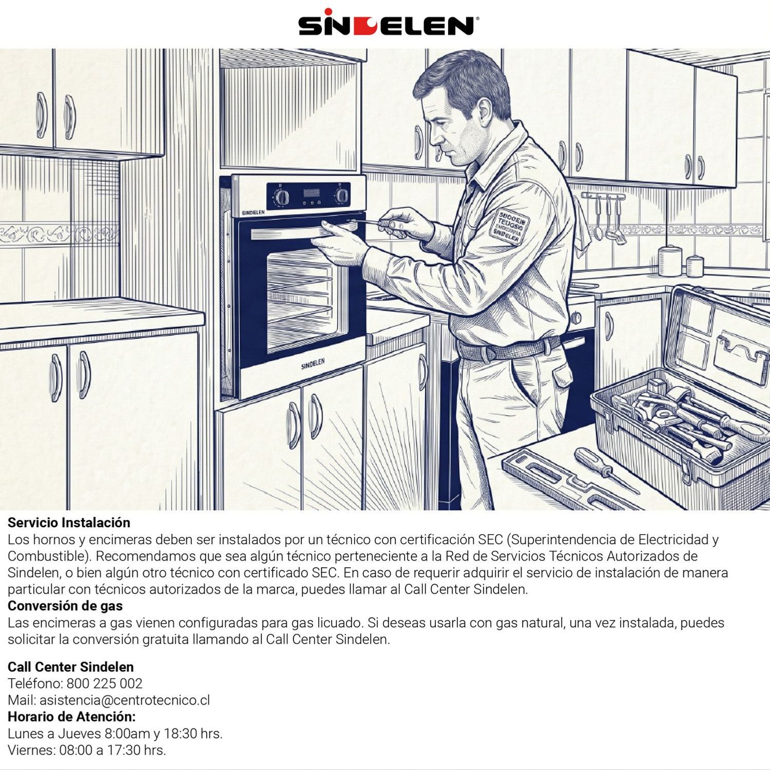SINDELEN Horno Electrico 59Lt HE-7000NG Sindel | Falabella Chile