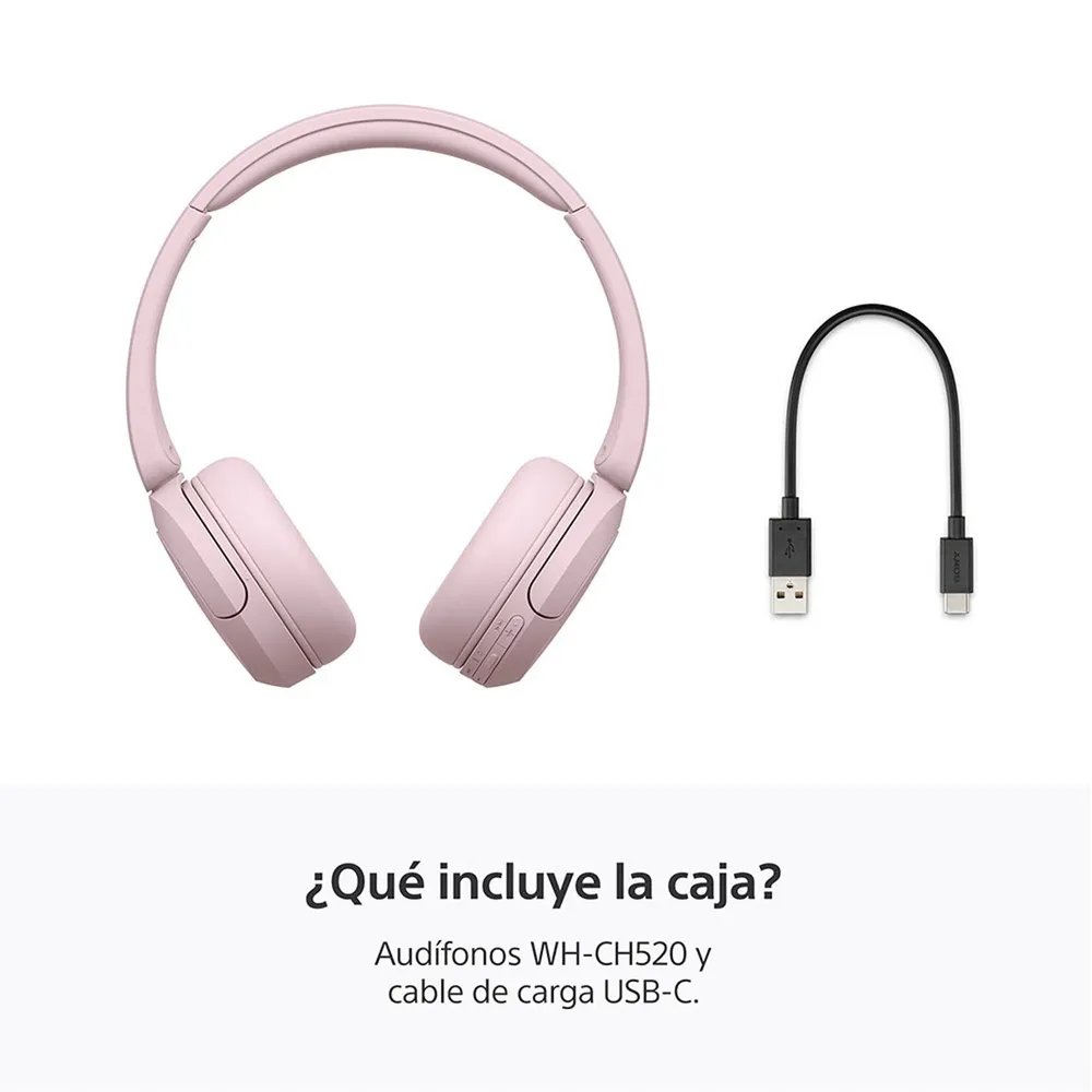 Sony WH-CH520 Rosado, foto 4