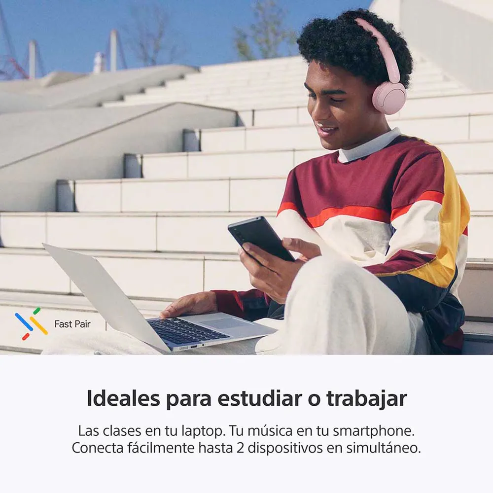 Sony WH-CH520 Rosado, foto 10