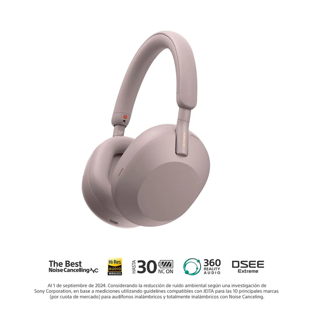 Sony WH-1000XM5 Rosado, foto 2