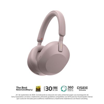 Imagen 2 del producto Audífono Inalambricos con Cancelación de Ruido WH-1000XM5 Rosado