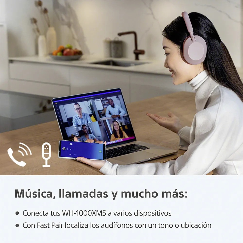 Sony WH-1000XM5 Rosado, foto 12