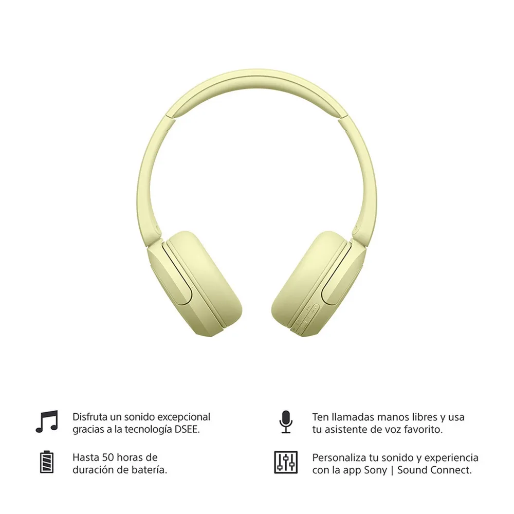 Sony WH-CH520 Amarillo, foto 3