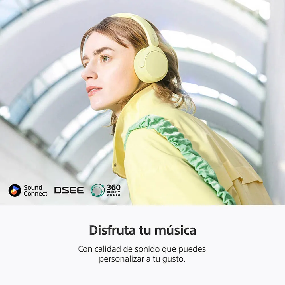 Sony WH-CH520 Amarillo, foto 5
