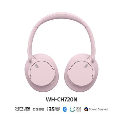 Imagen 2 del producto Audífonos Bluetooth Noise Cancelling WH-CH720N Rosado