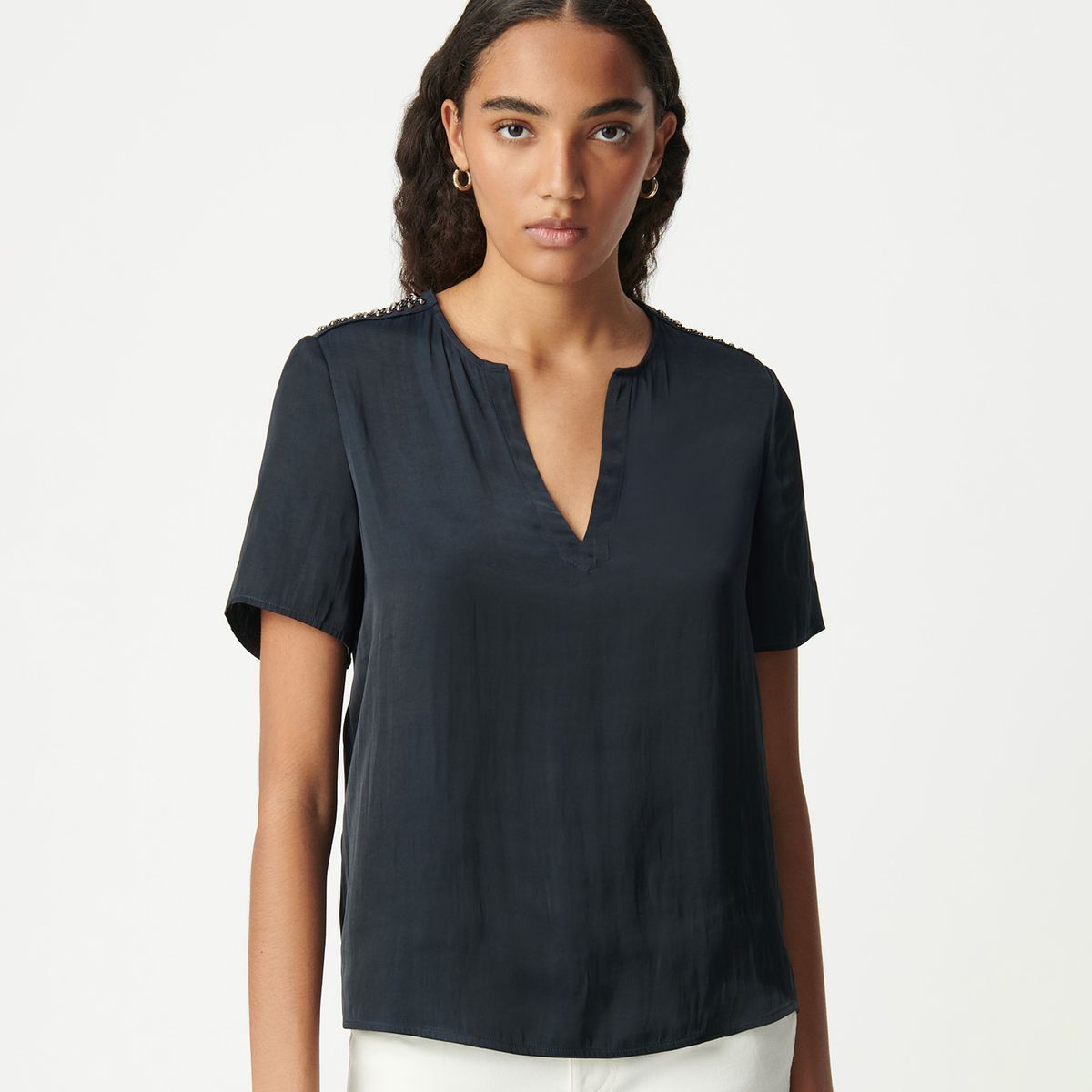 IKKS - Blusa Manga Corta Mujer IKKS