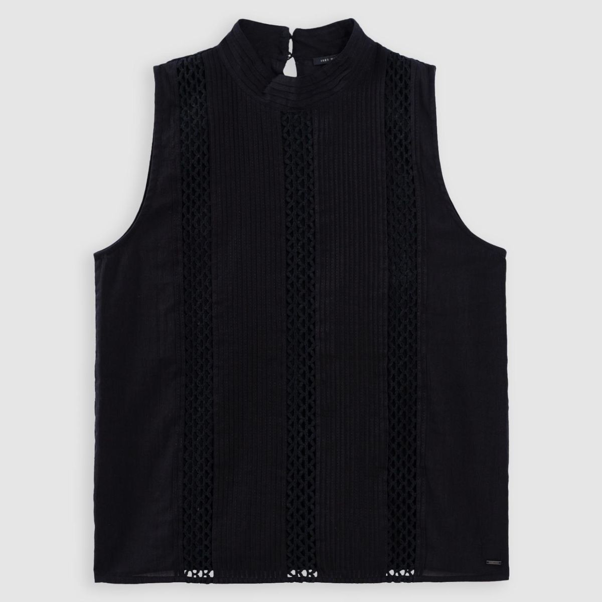 IKKS - Blusa Cuello Halter sin Mangas Mujer IKKS
