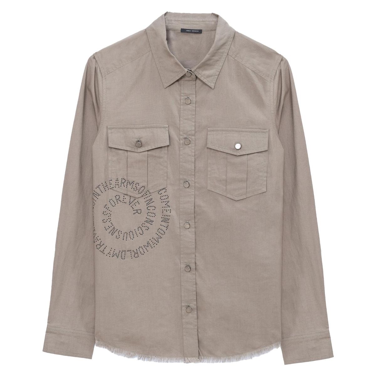 IKKS - Camisa Detalle Letras Mujer IKKS