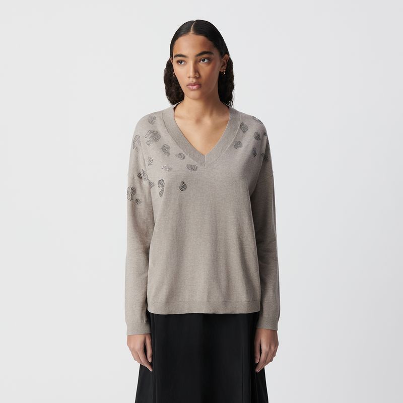 IKKS - Sweater Manga Larga Mujer IKKS