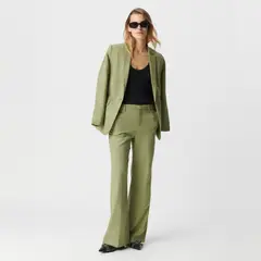 IKKS - Pantalón Verde Recto Mujer