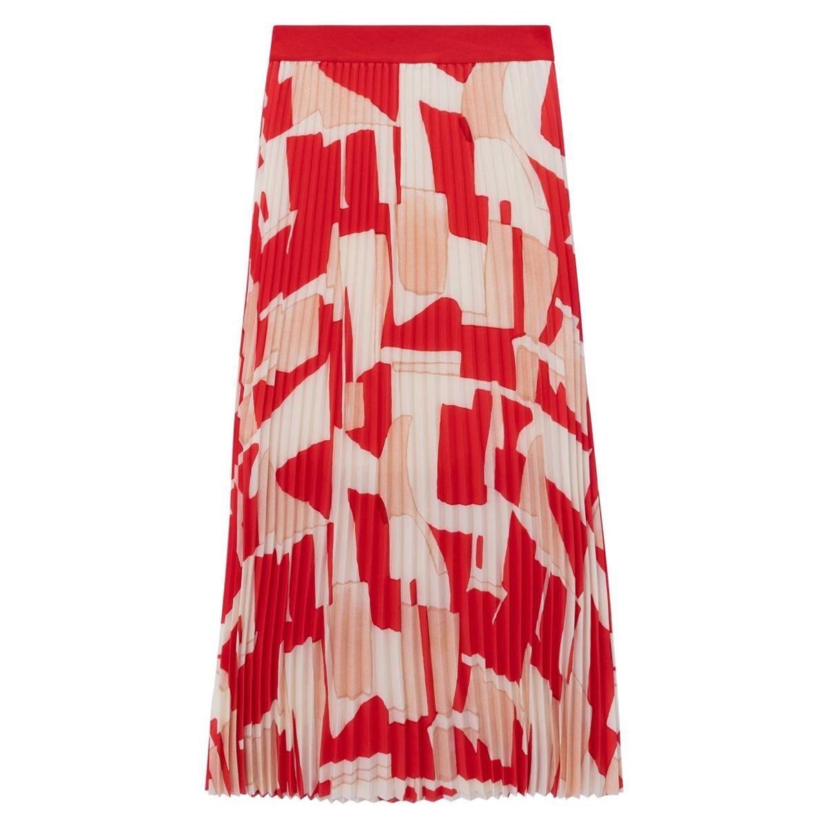 IKKS - Falda Midi Plisada Mujer IKKS