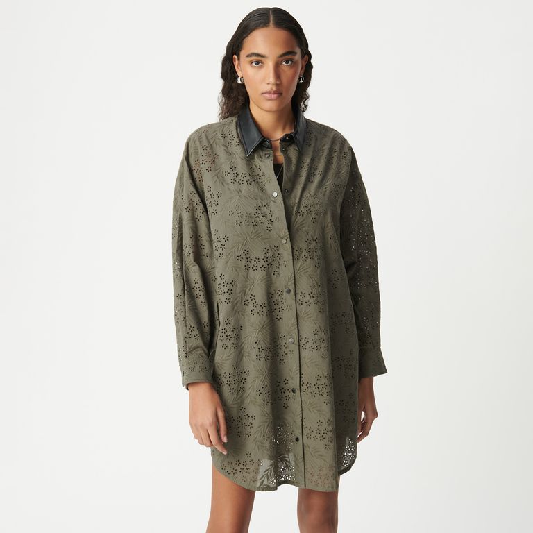 IKKS Vestido Manga Larga Mujer