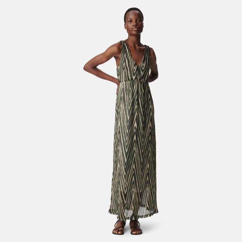 IKKS - Vestido Midi Estampado Mujer IKKS