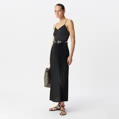 IKKS - Vestido Efecto Plisado Mujer