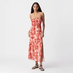 IKKS - Vestido Largo Estampado Mujer